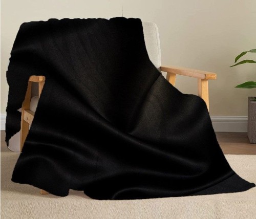Simple Solid Color Casual Flannel Blanket